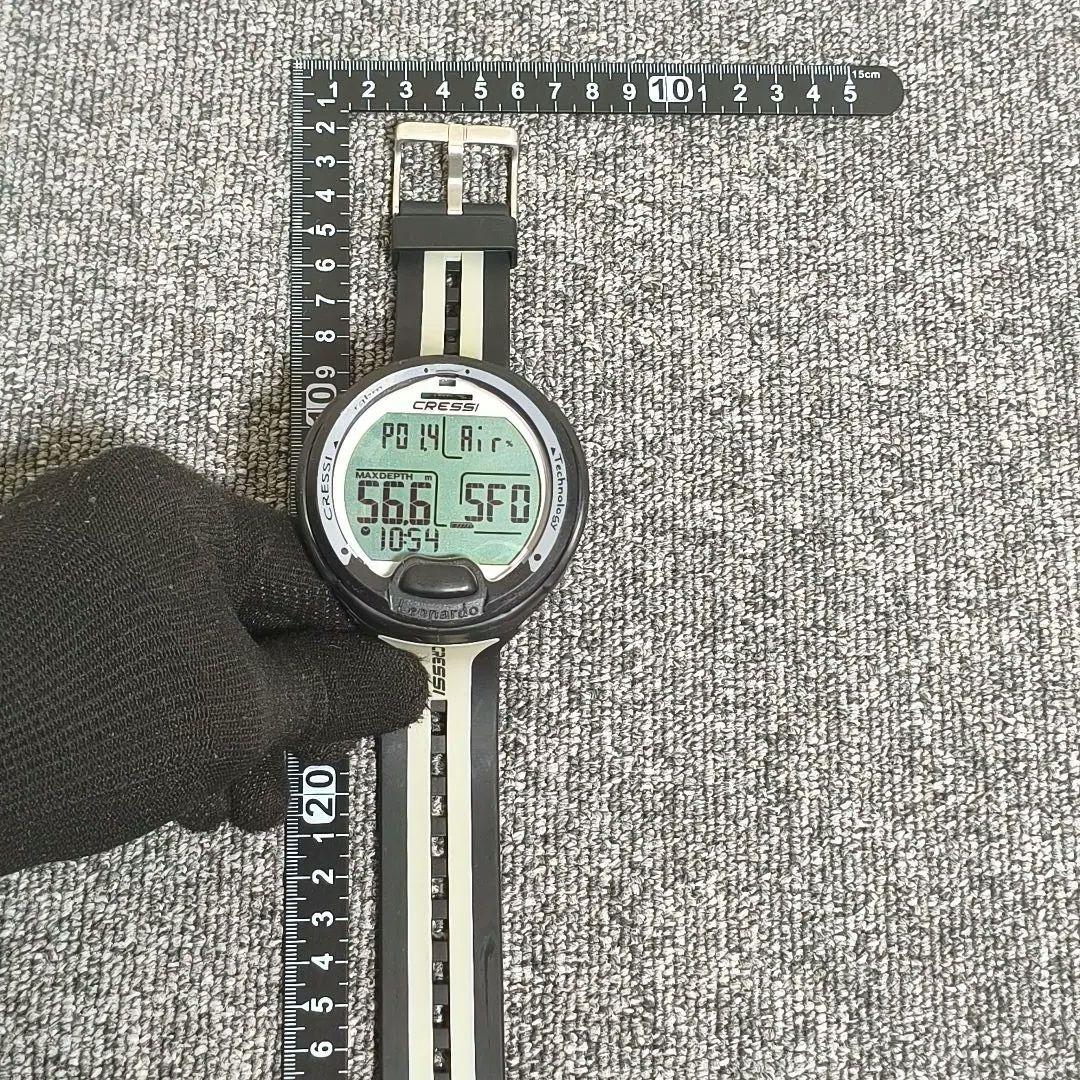 動作品 CRESSI デジタル ダイビングコンピュータ 腕時計 Leonardo