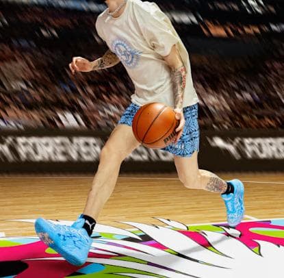 希少バスケシューズPUMAxLAMELO BALL MB.04 LaFrance