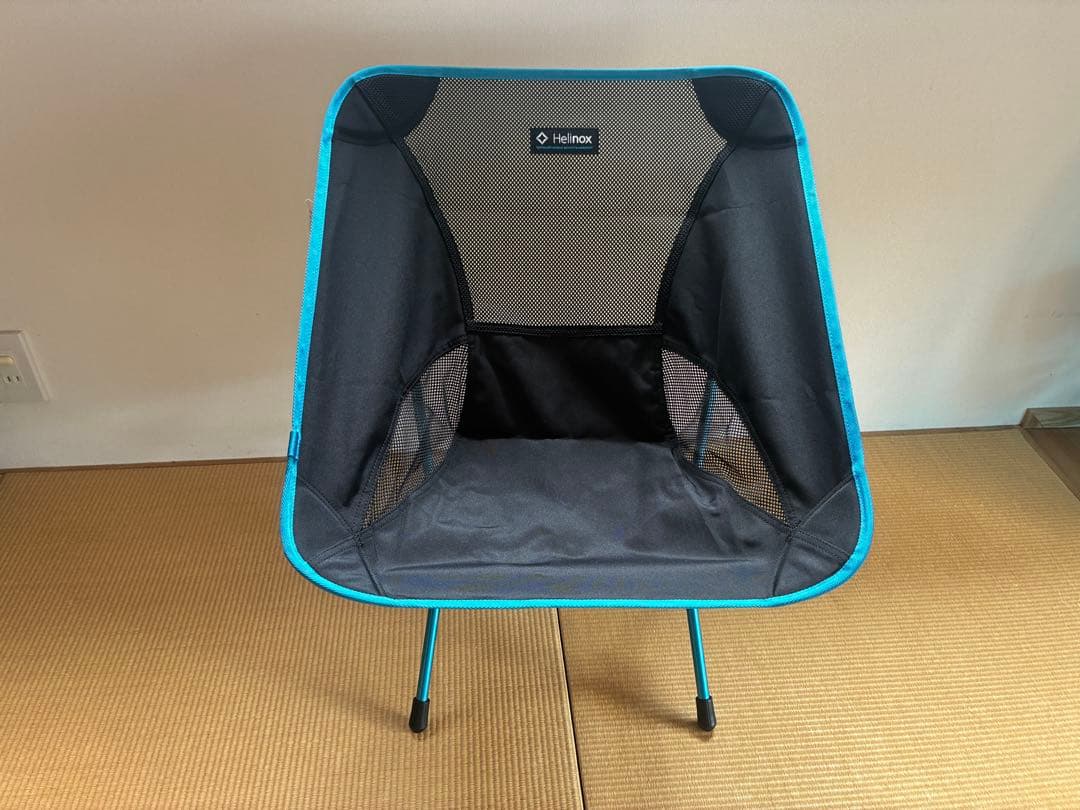 Helinox アウトドアチェア ブラック・ブルー
