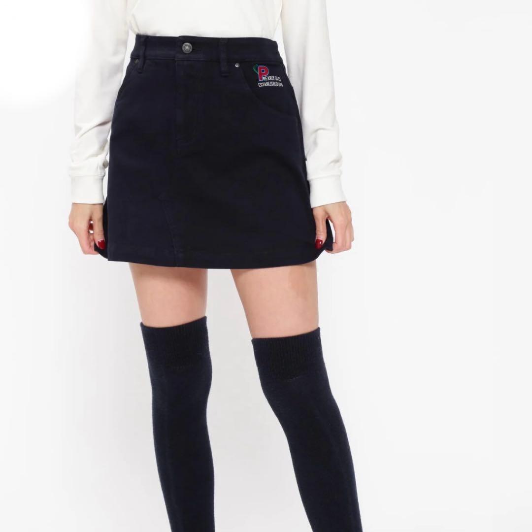 新品ꕤ︎︎ 28.800円 PEARLY GATES ネイビースカート Ｌ