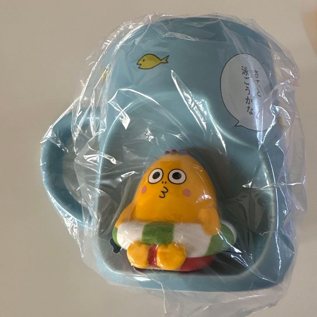 コジコジ次郎浮き輪付きカップとコースター