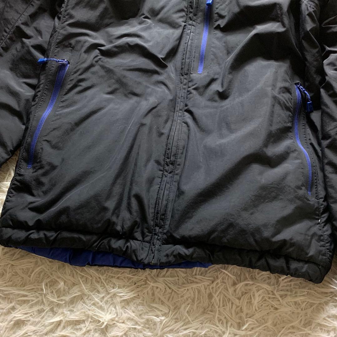 お*具様 美品■モンベル ダウンジャケット リバーシブル ブルー　1101492