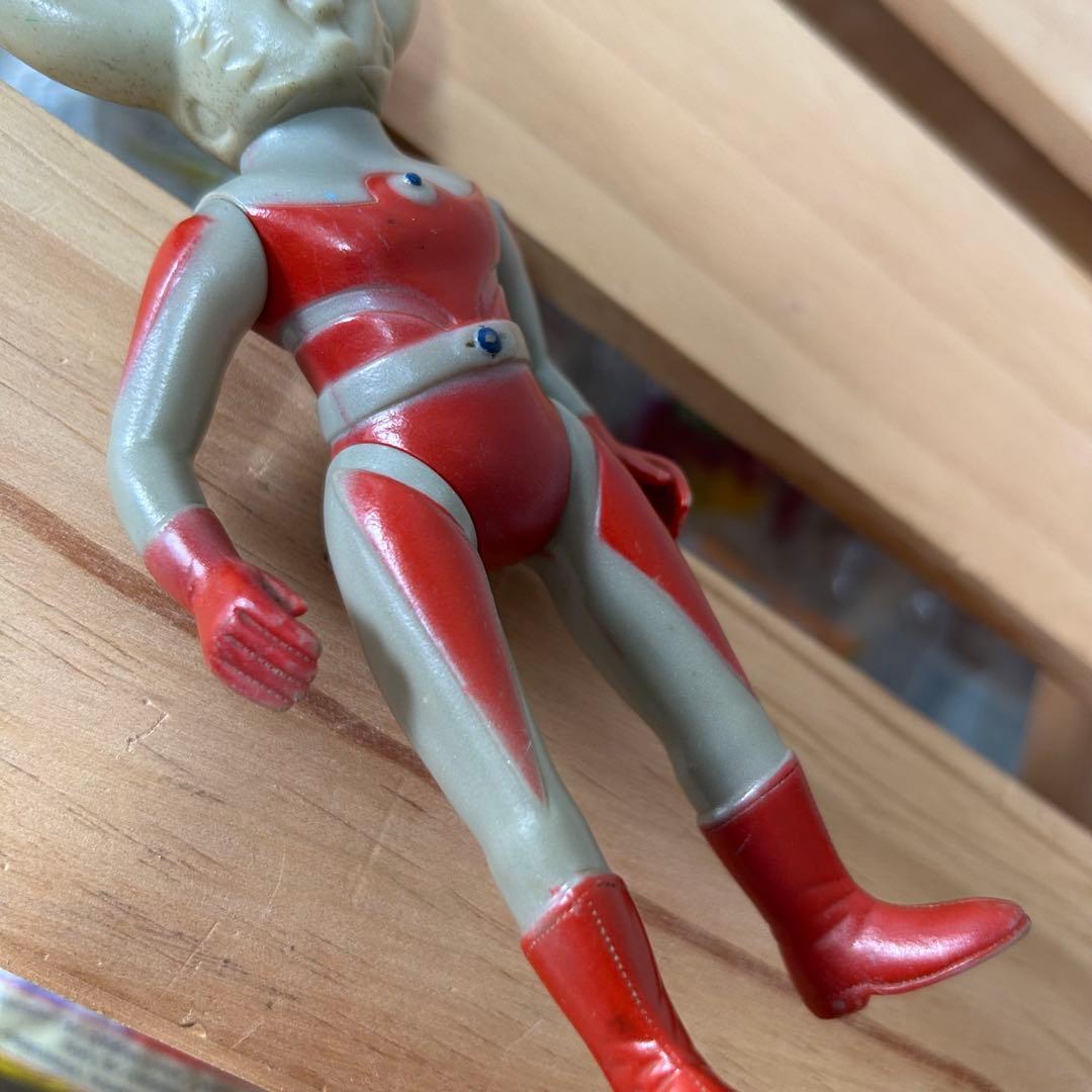 ウルトラマン　ウルトラの父　ソフビ　ブルマァク　当時物　年代物