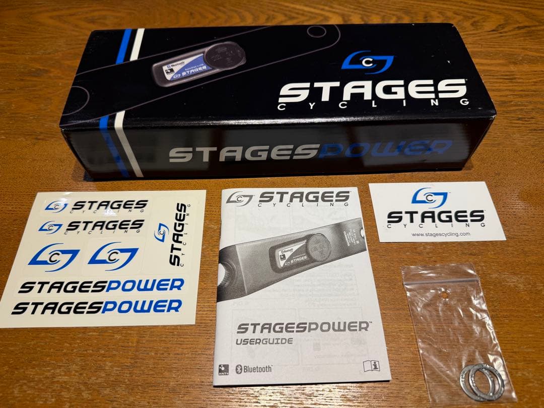 美品　STAGES パワーメーター　カーボン　GXP￼ 170mm