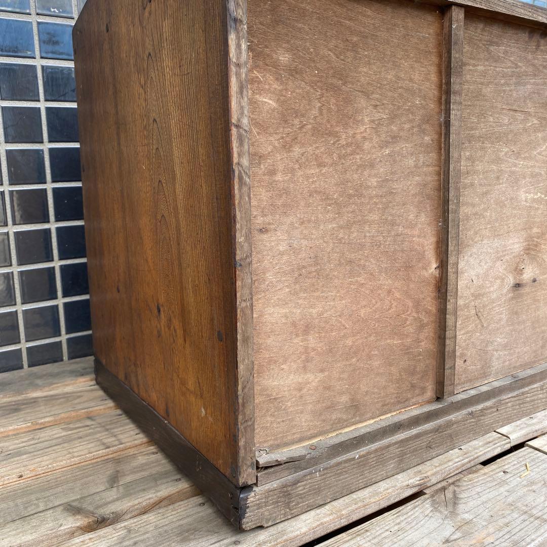 時代物 飾り棚 収納 ローチェスト 古家具 古民家 大正 骨董品 インテリア