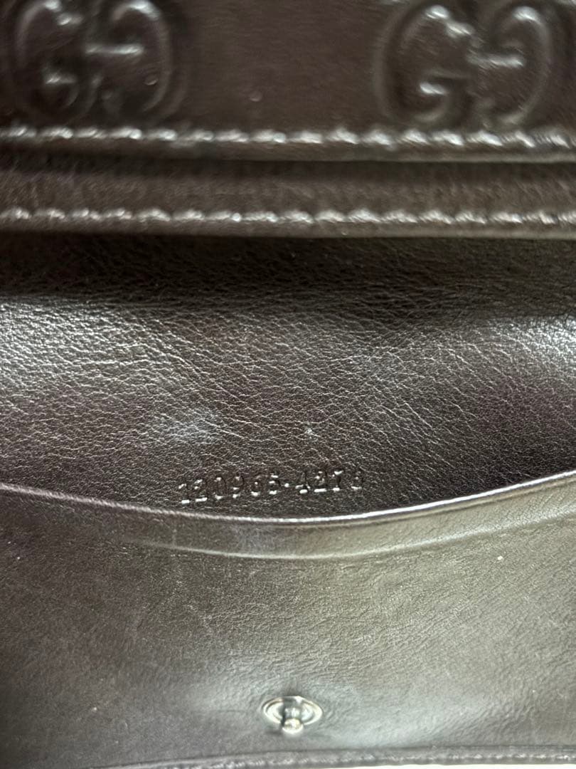 GUCCI ダークブラウン 名刺入れ 120965 A0V1R 2019