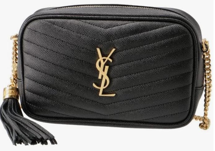 ★週末限定価格　YSL キルティングボディバッグ 黒