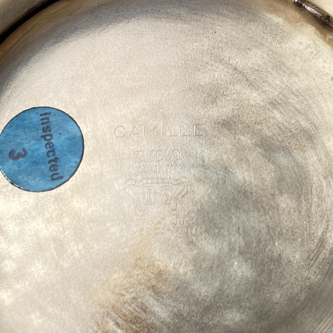 【CAMILLE】ティーサービス 5点 トレー ティーポット 薔薇のレリーフ