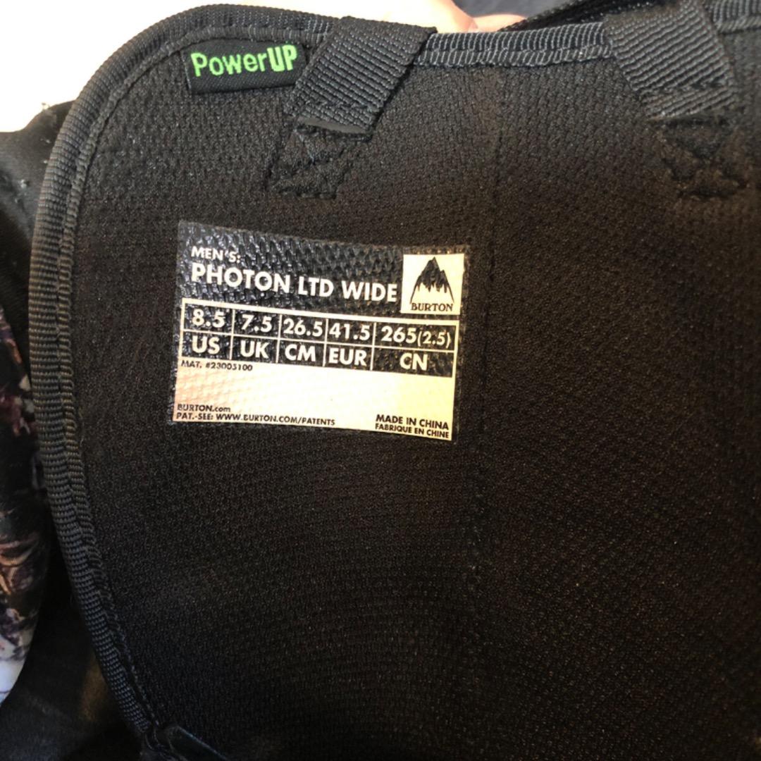 スノーボード　ブーツ　BURTON PHOTON LTD WIDE 26.5