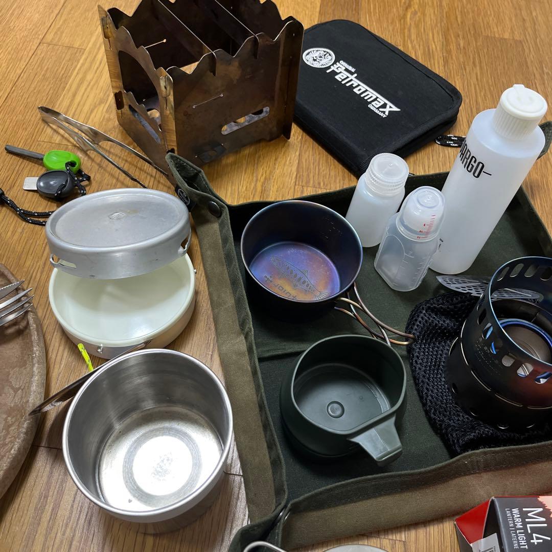 キャンプ道具　フルセット　ソロ　デュオ　ブッシュクラフト