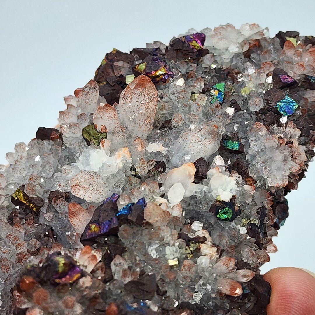 希少！キャルコパイライトクォーツ共生 原石