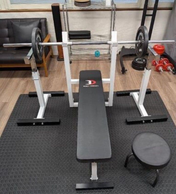 【美品】引取り、配達限定　ボディデザイン　トレーニングベンチセット