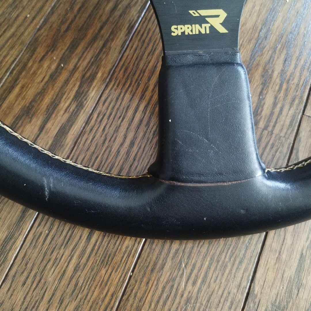 １９９６年式　ａｔｃ本革ステアリング　スプリントＲ　Ｓ１３ボス付き　イタリア製