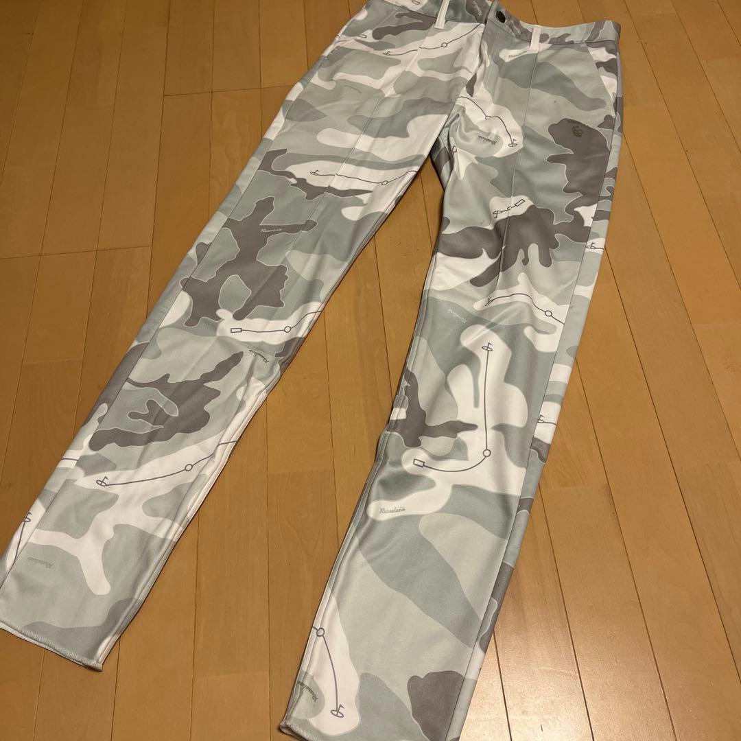 ラッセルノ 裏起毛 迷彩 パンツ サイズ5 総柄