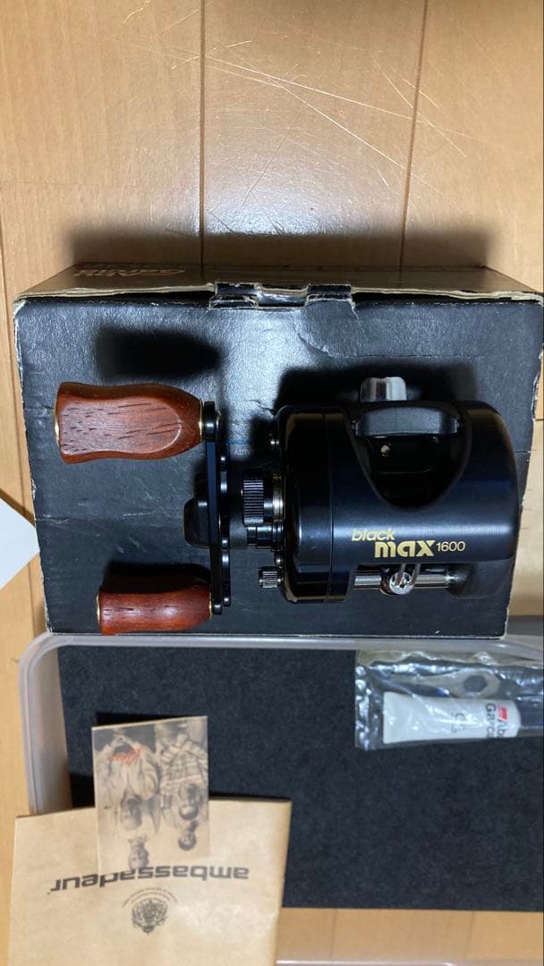 極美品　ambassadeur Black Max 1600C アブ　未使用