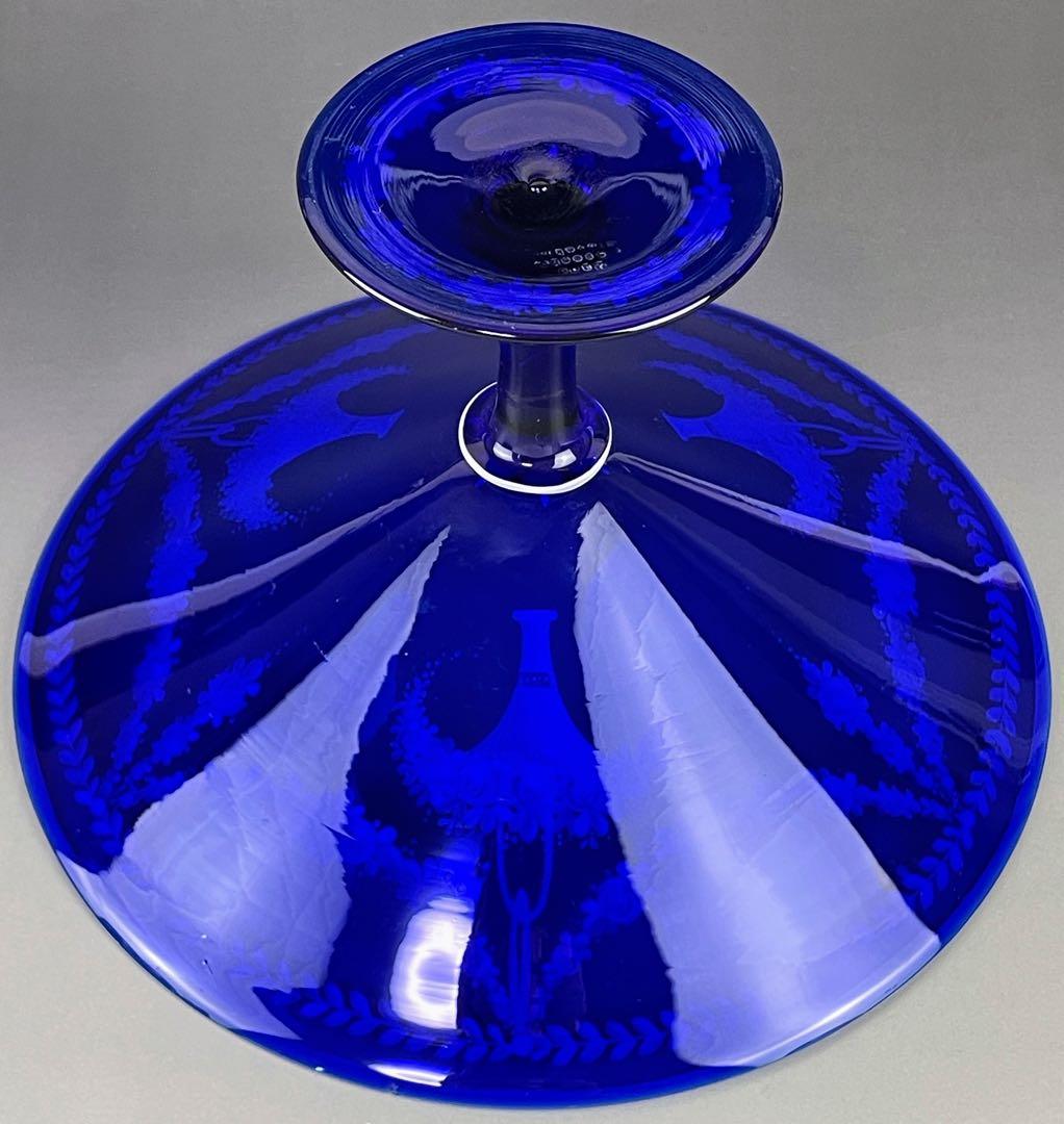 ヴェネチアガラス ホワイトエナメル コンポート アールヌーボー ぺティスタル