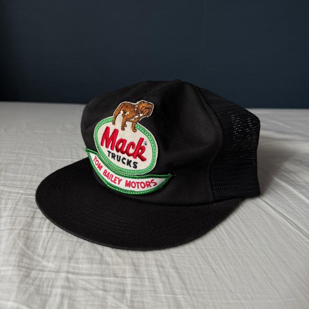 希少 MACK TRUCKS マックトラック ビンテージキャップ ブラック