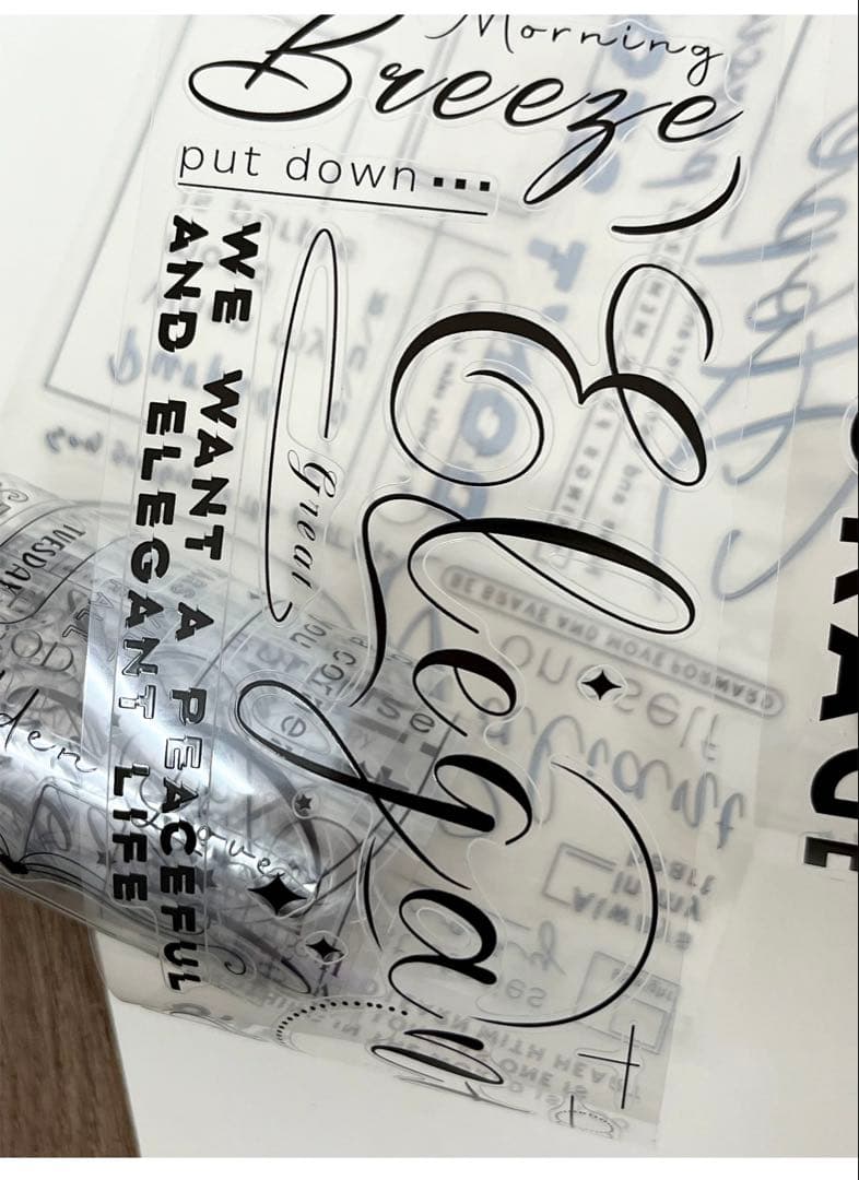 自元素文创《大标题》海外マスキングテープ　マステ 【2625】