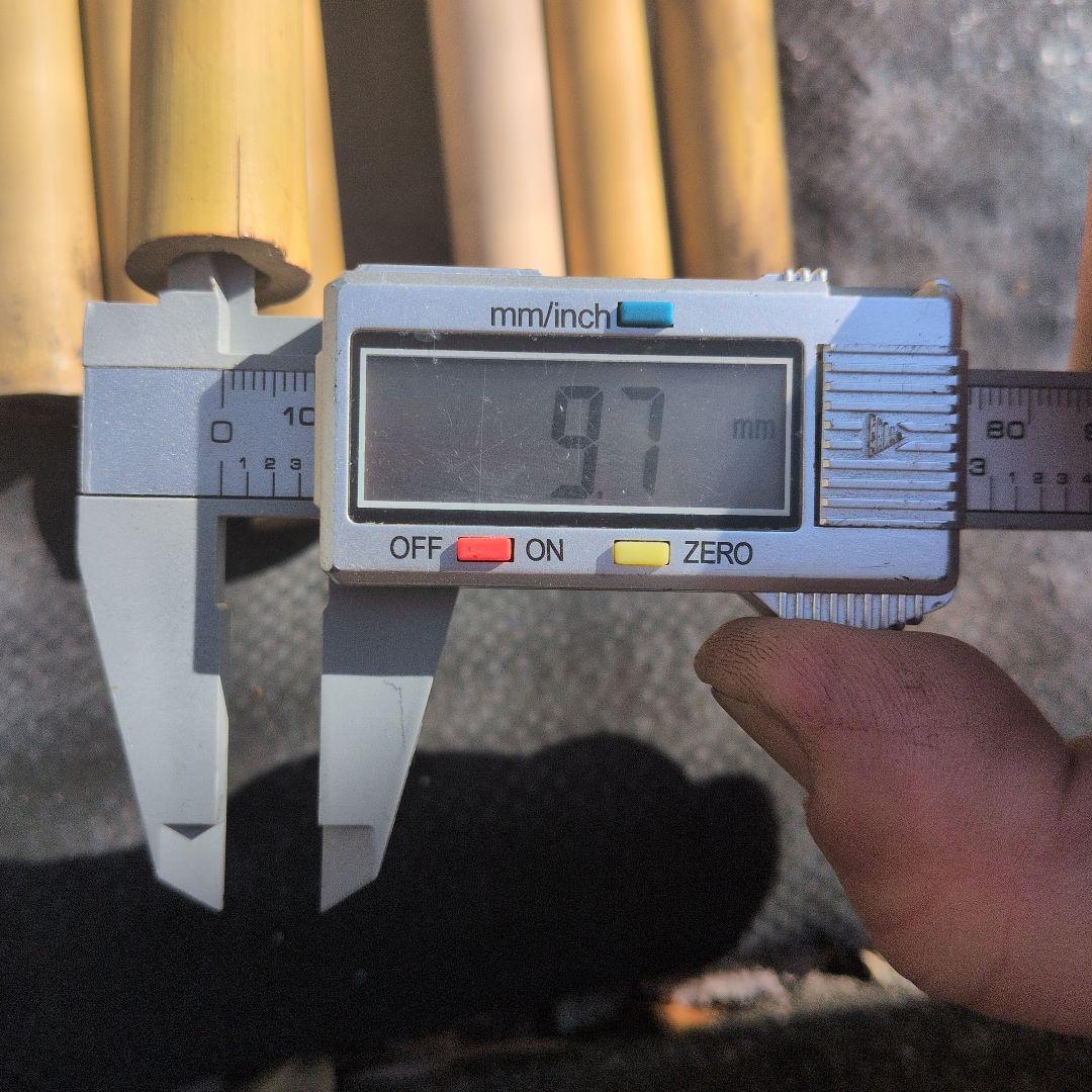 篠竹 篠笛素材１７本 自然乾燥８年 反り小