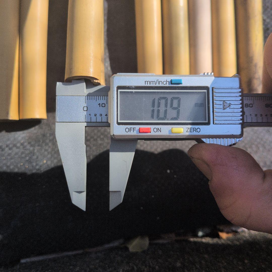 篠竹 篠笛素材１７本 自然乾燥８年 反り小