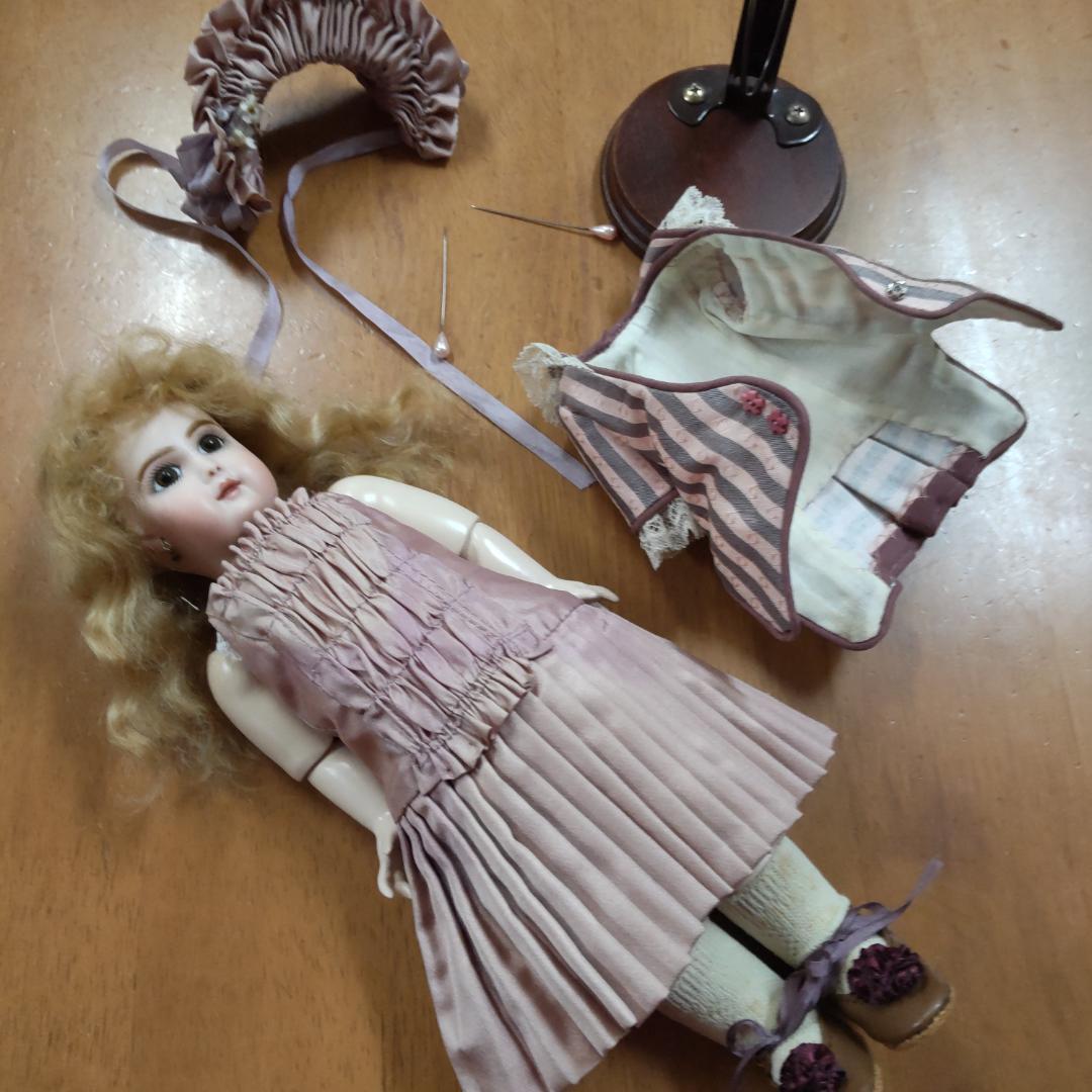 テートジュモー　アンティークドール　リプロ　人形　ミレット