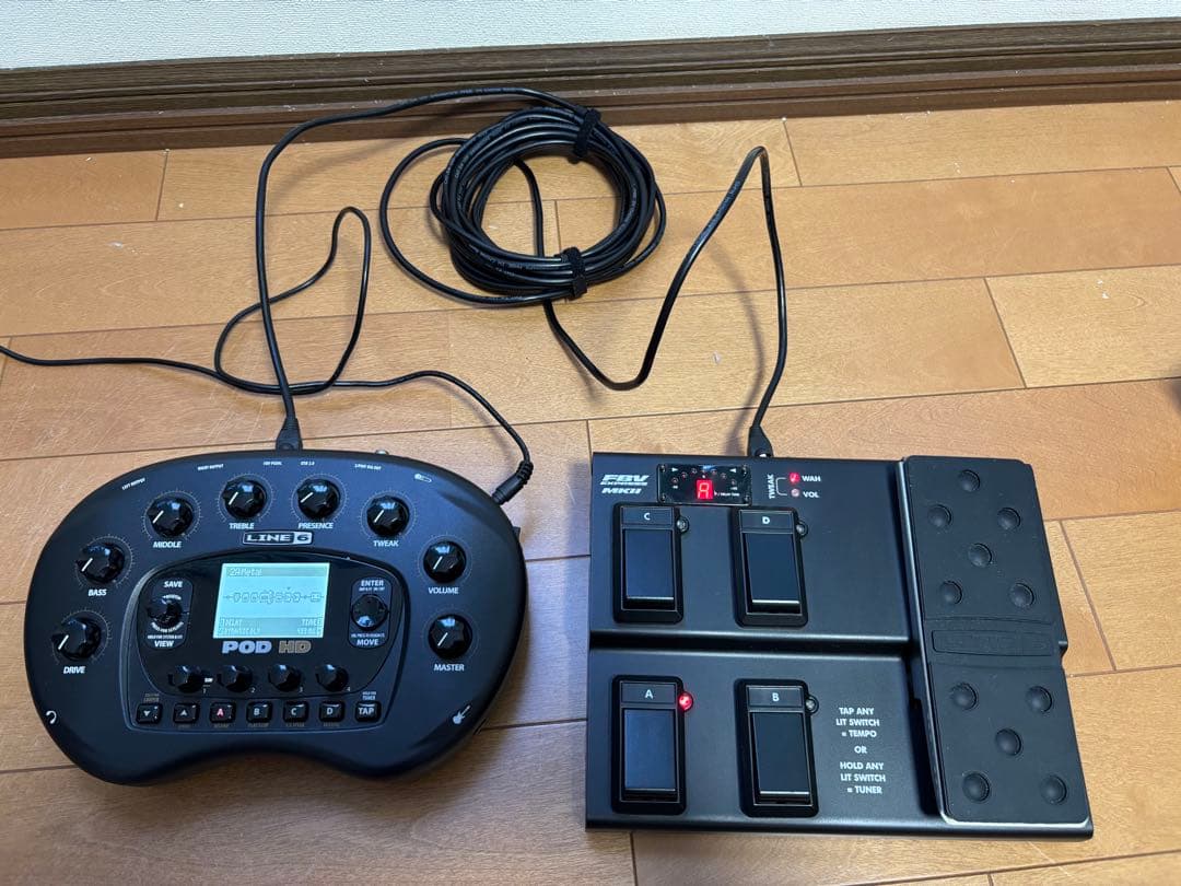 【ジャンク扱い】Line 6 POD HD とFBV Express MkⅡ
