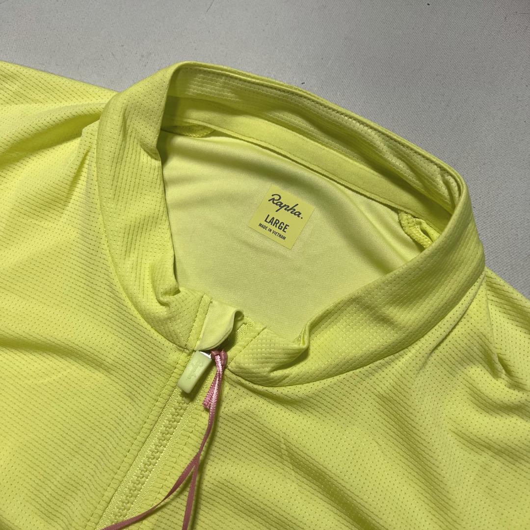 新品 Rapha メンズ プロチーム トレーニング ジャージ Lサイズ ライム