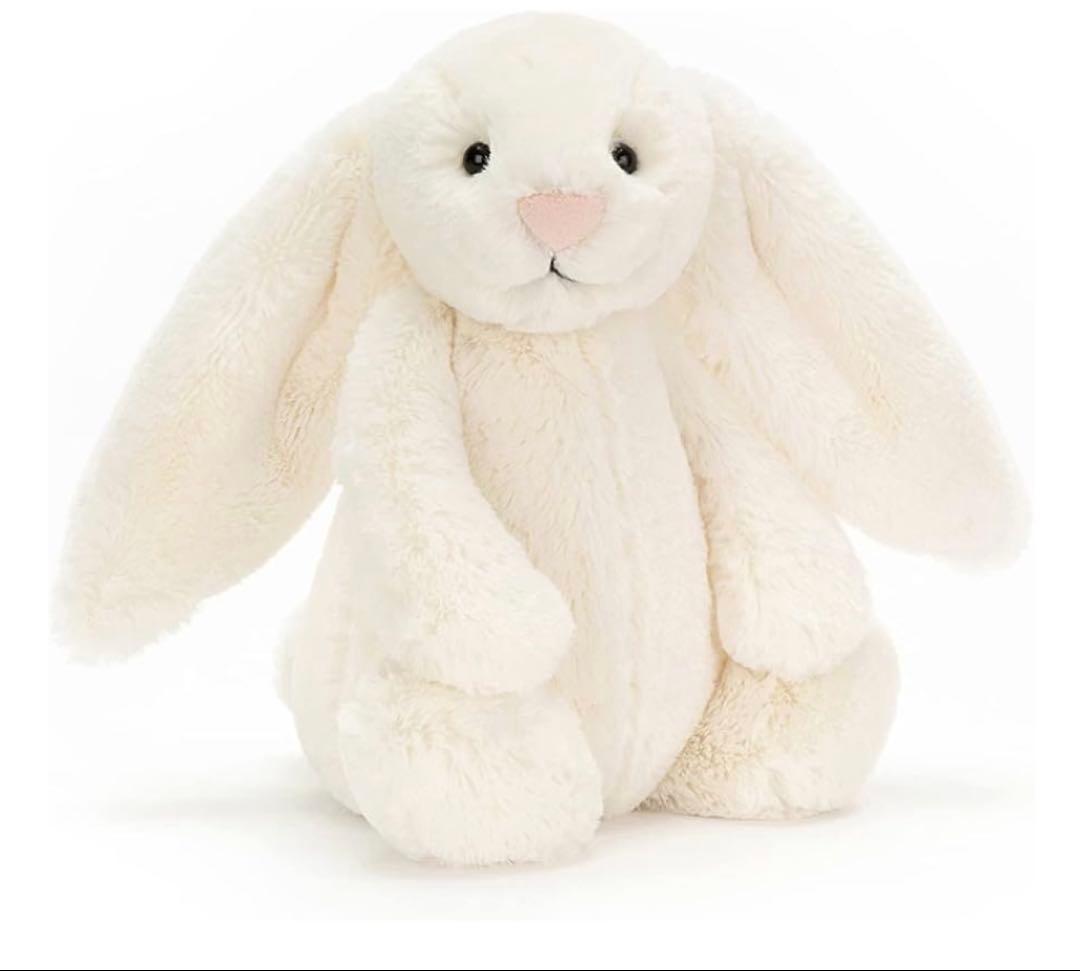 バシュフル バニー Mぬいぐるみ ウサギ 座高20cm クリーム
