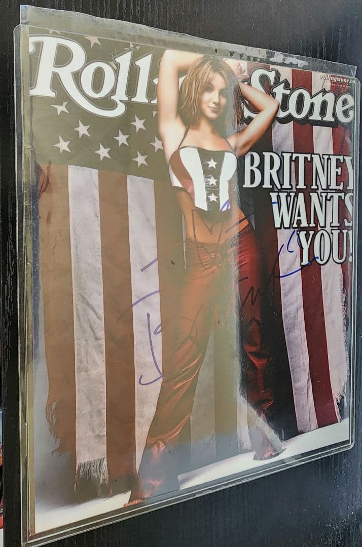 超稀少‼　ブリトニー・スピアーズ　直筆サイン入りブロマイド