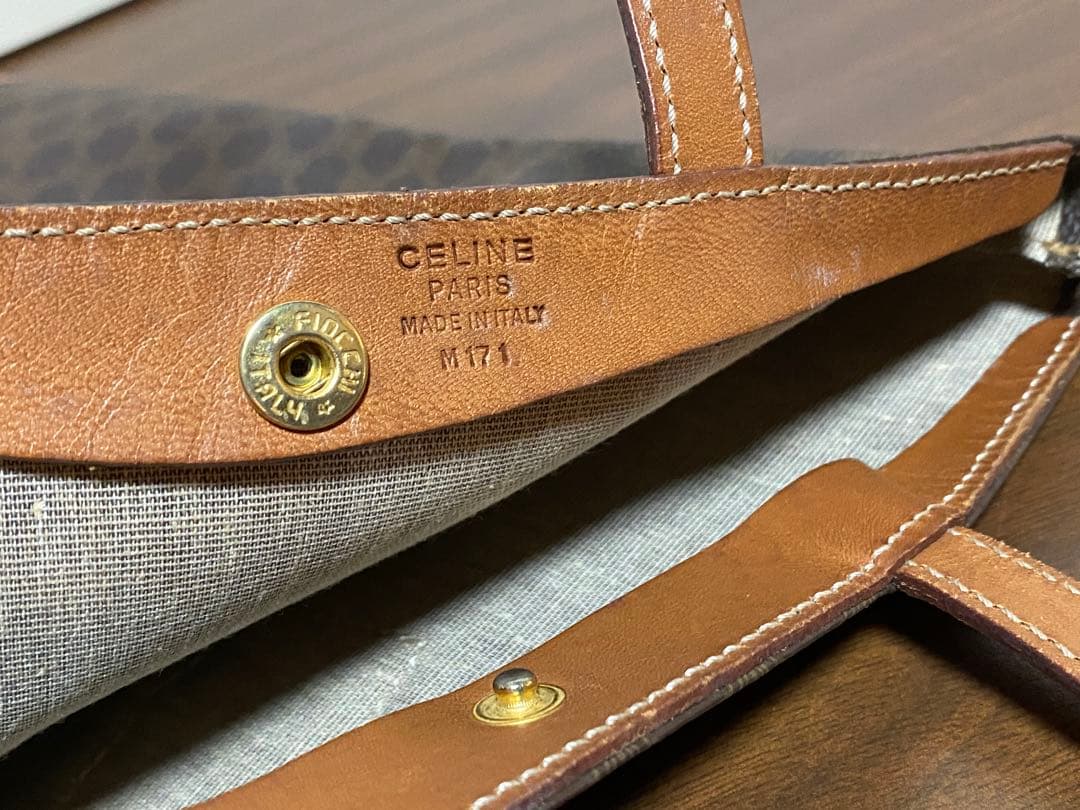 最終 セリーヌ ハンドバッグ マカダム M171 CELINE ミニトート