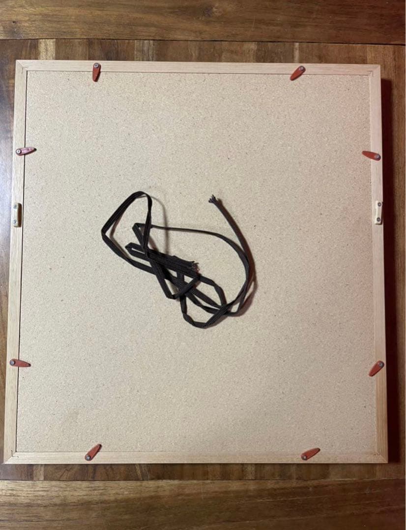 棟方志功『山ブドウ図』倭絵肉筆着彩志功印,鯉雨印あり 昭和12年春の作品模写出品