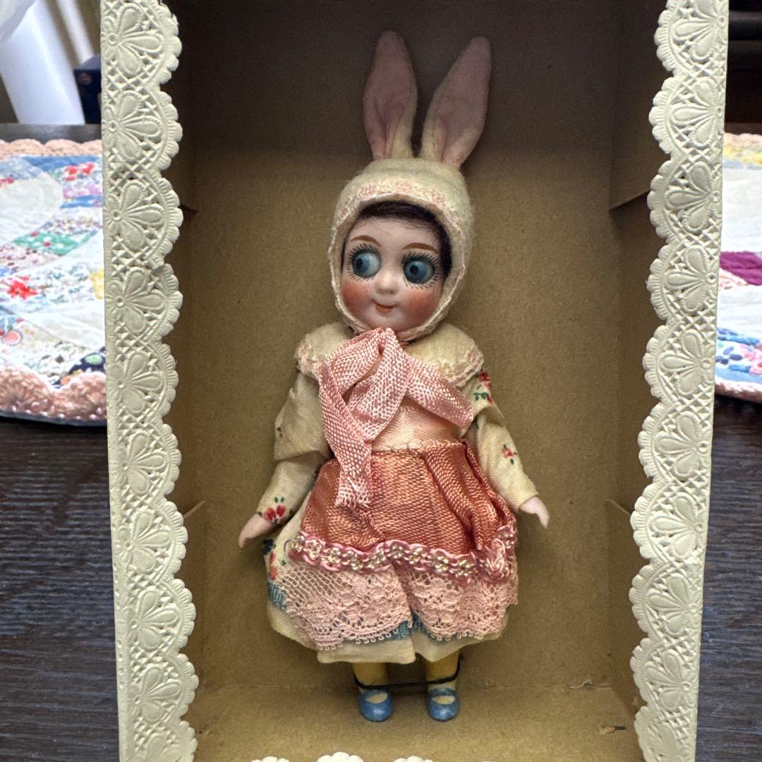 cornさん専用グーグリーアイアンティークビスクドール美品