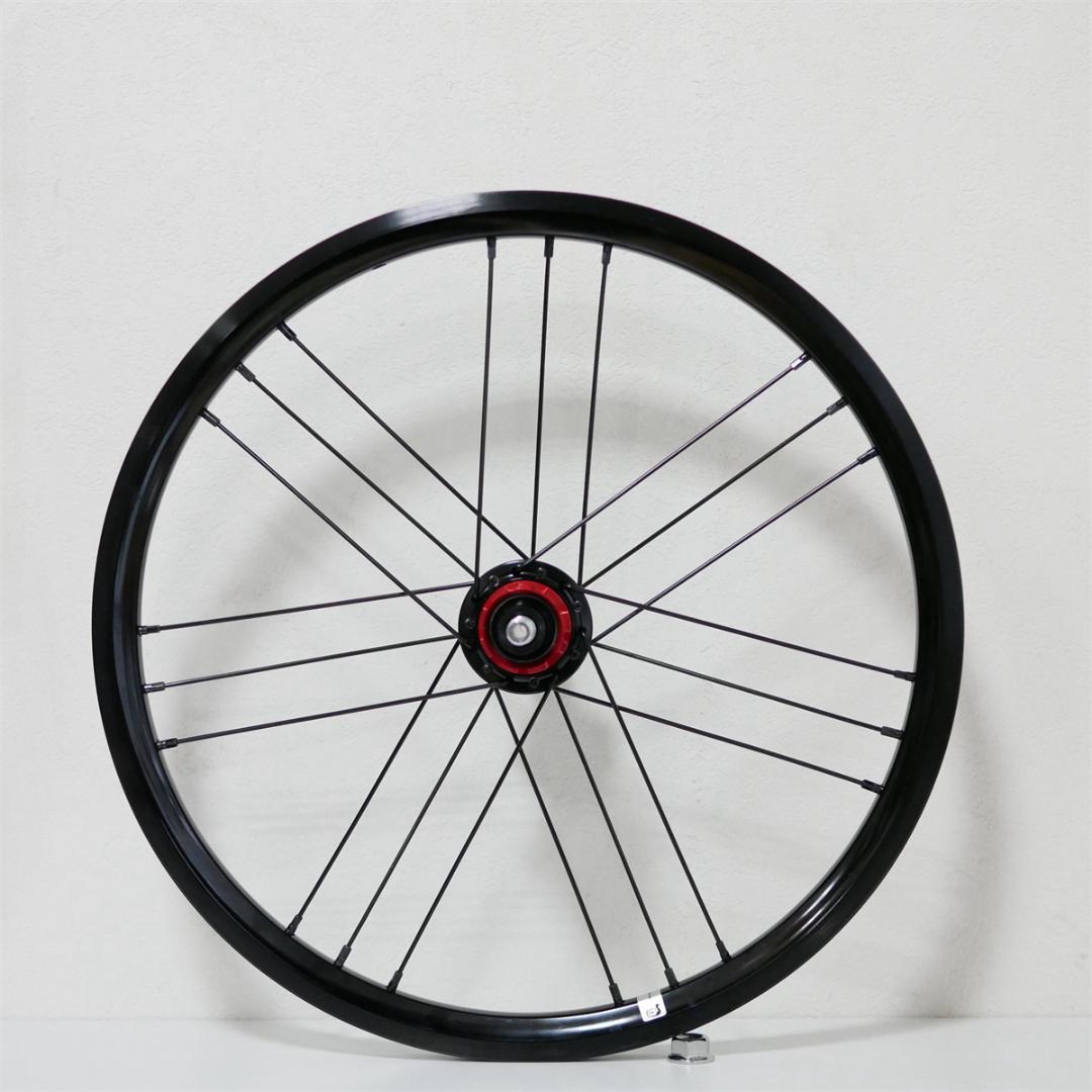 BROMPTON 2-7速用　フルーブラック　超軽量910グラム　ホイールセット