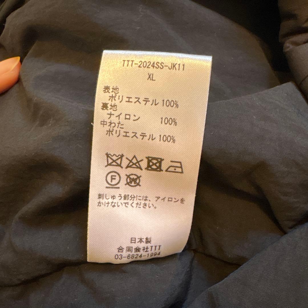 TTT MSW ブラック XL ダウンベスト