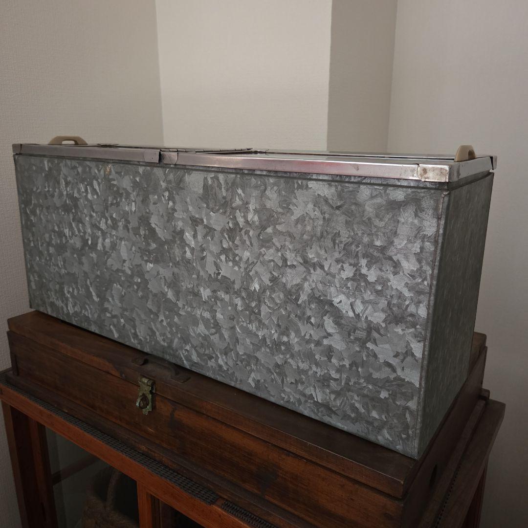 駄菓子ケース　ブリキ　レトロ　古雑貨　駄菓子屋　インテリア　コレクションケース