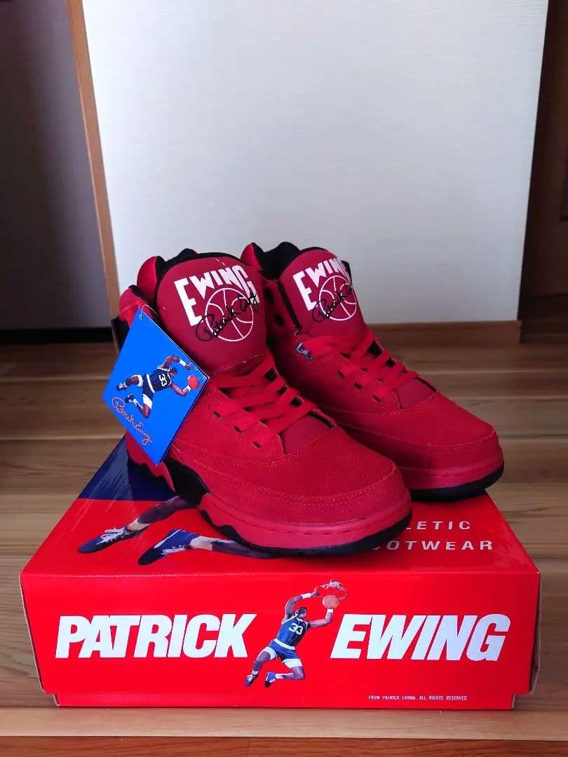 新品未使用 PATRICK EWING ユーイングアスレチックス レッド