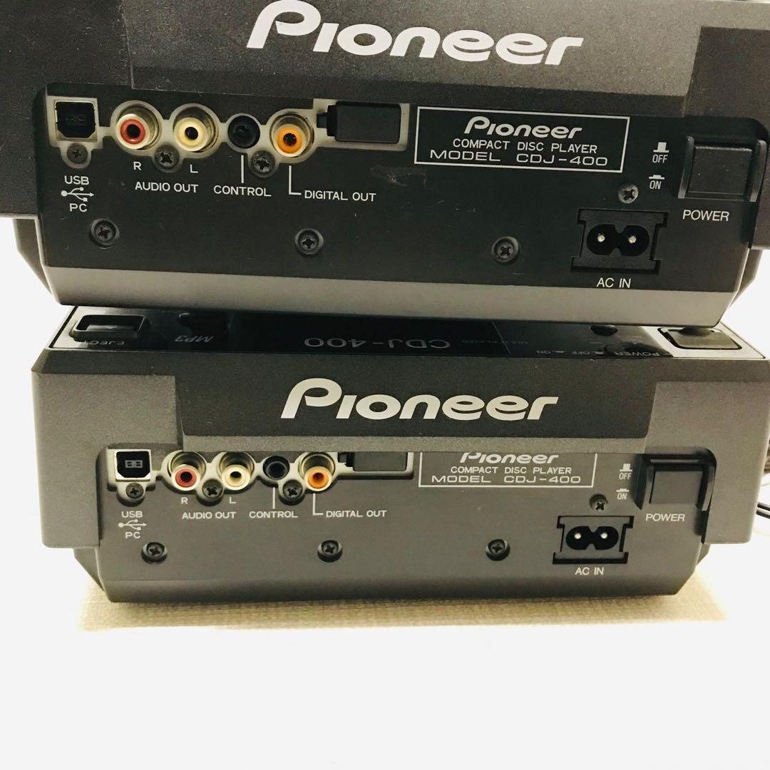 パイオニア　Pioneer CDJ-400 2台セット 動作確認済みです本体のみ