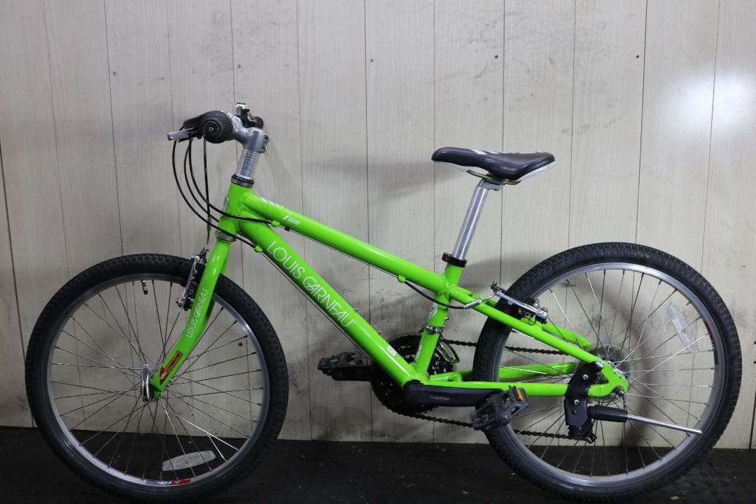 ルイガノ LGS-J22 22型 アルミ シマノ18速 本格子供用MTB 緑