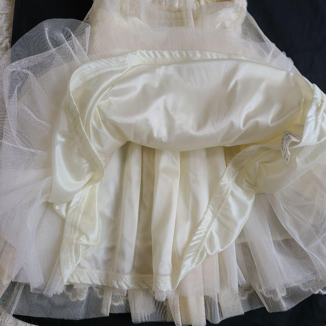 美品✨リズリサ ボアコート ワンピース 2点セット フリル チュール リボン