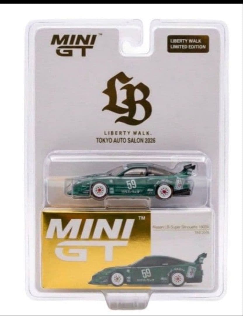 MINI GT 日産 180sx LBWK 東京オートサロン 限定