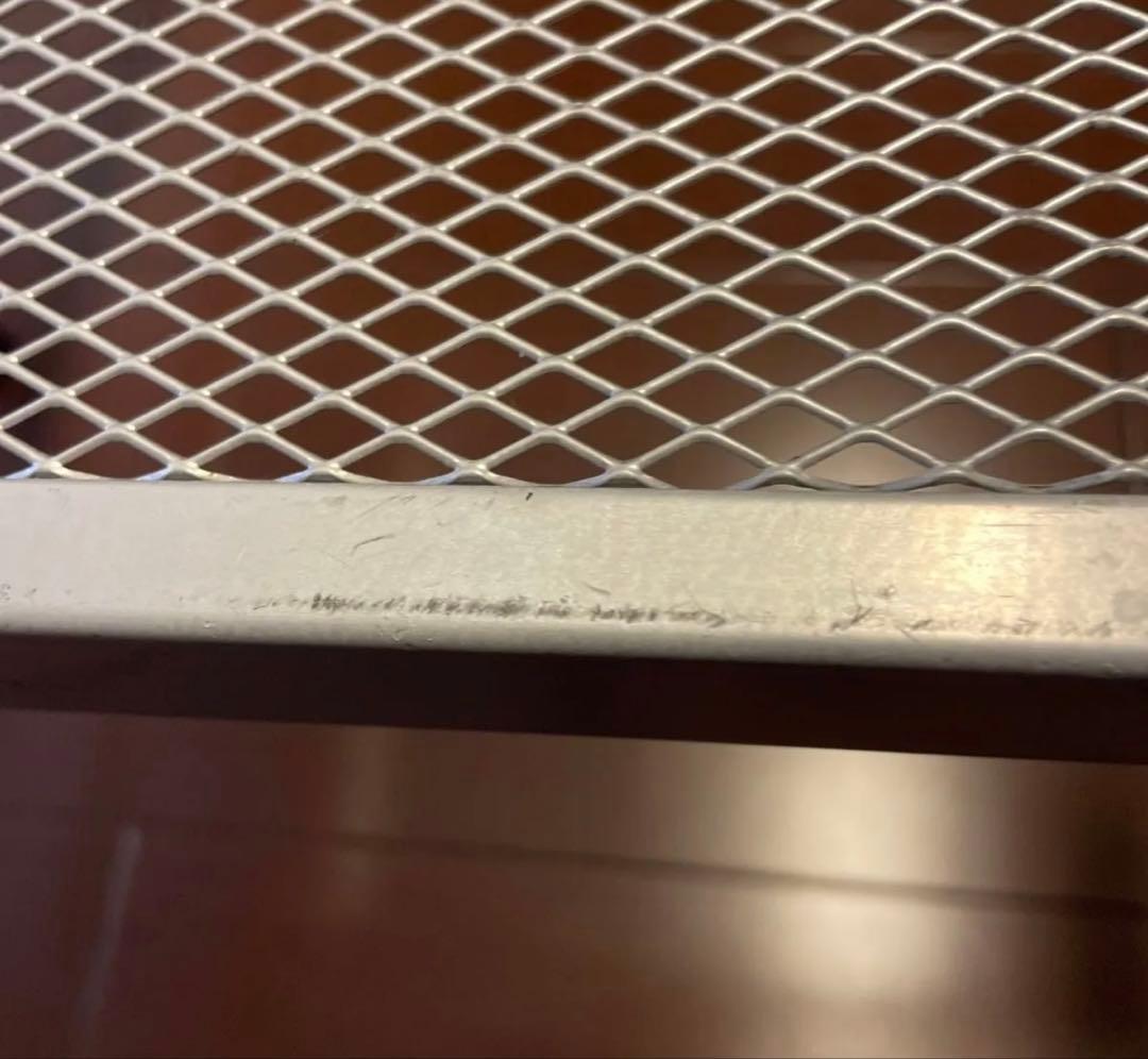 LOGOS 囲炉裏テーブル 金属メッシュ 四角形