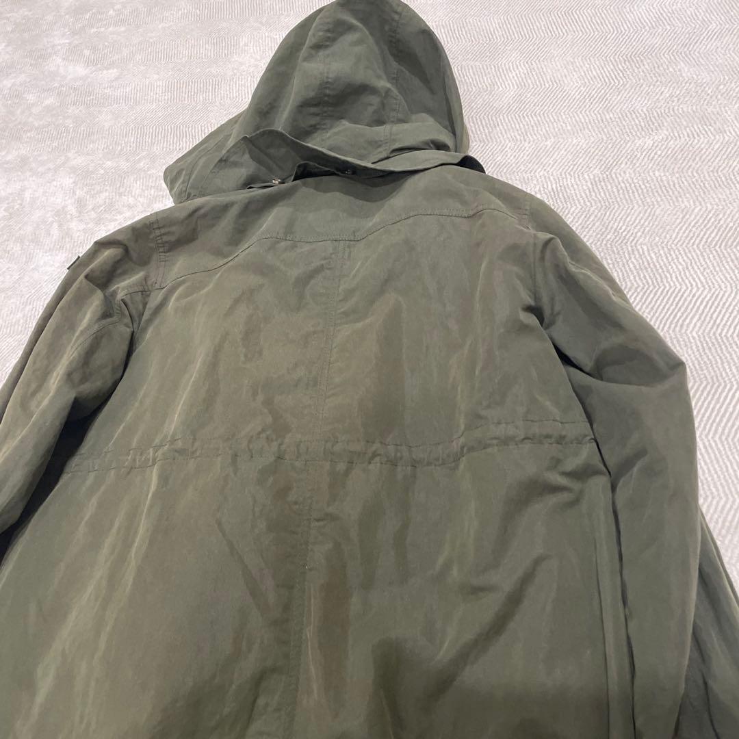 TATRAS タトラス　オリーブ モッズコート ダウンベスト、フード付き