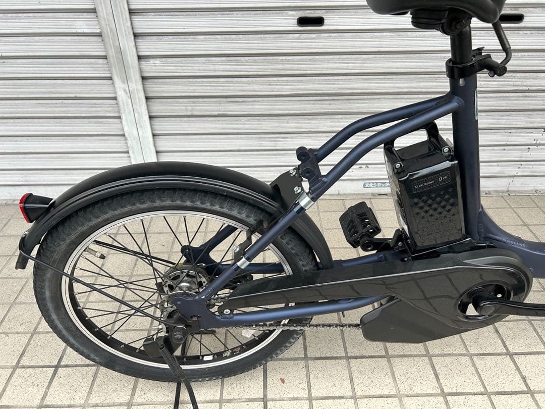 パナソニック電動アシスト 20インチ バッテリー8Ah 充電器あり 鍵2個付き