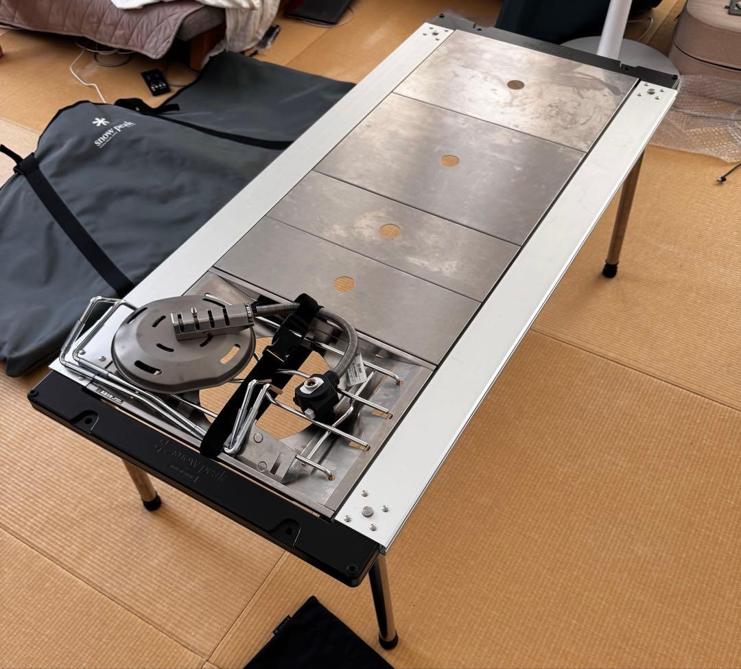 IGT テーブル ロング6種9点セット スノーピーク フラットバーナー