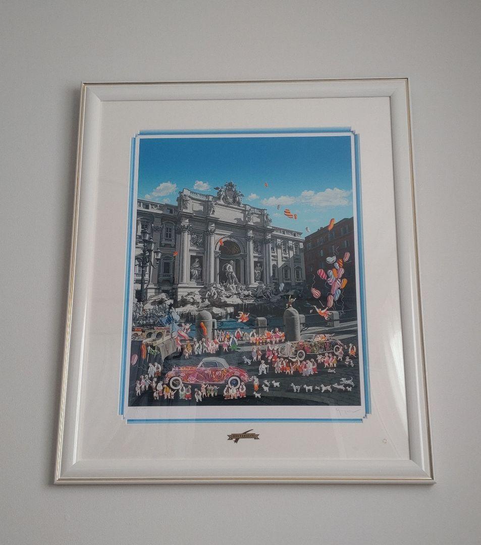 真作 保存状態◎ ヒロヤマガタ アースリーパラダイス イン ローマ　15号