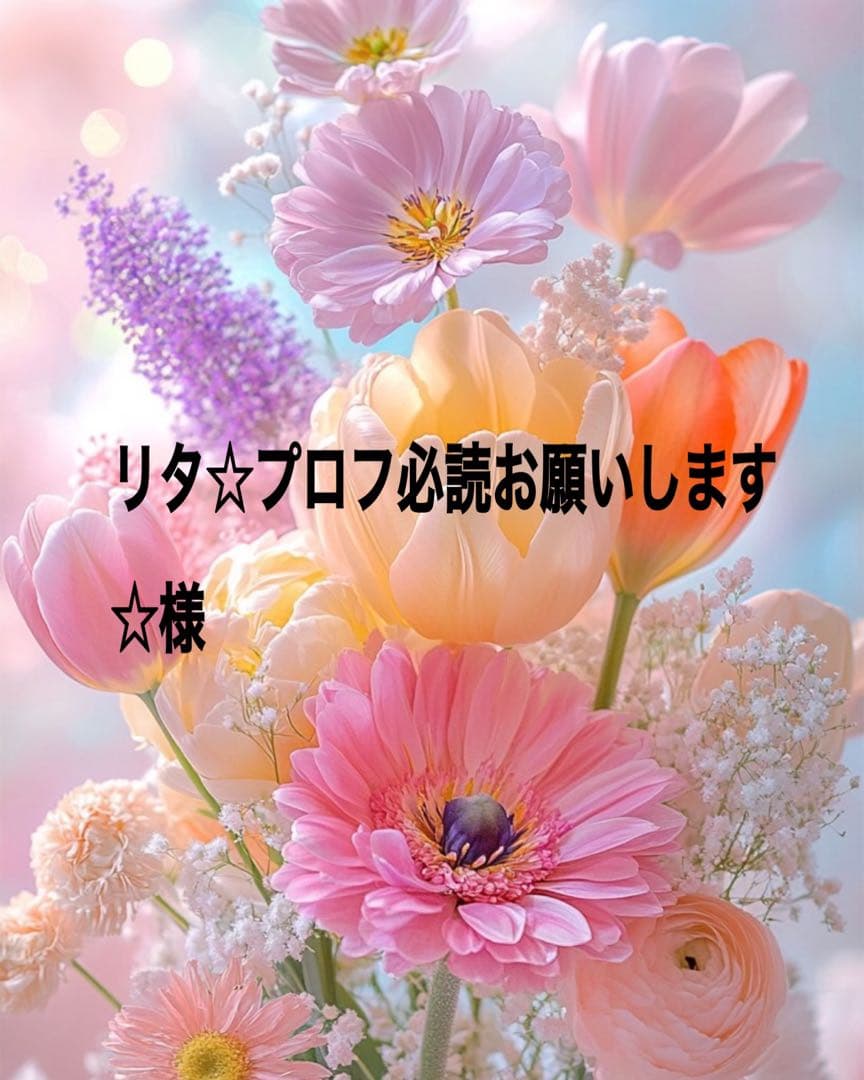 リタ☆プロフ必読お願いします☆出品になります。