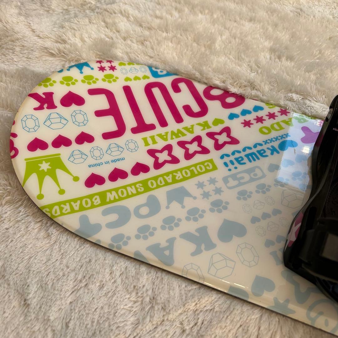 【3点セット】 キッズ　スノーボード CSB 108cm バイン・ブーツセット