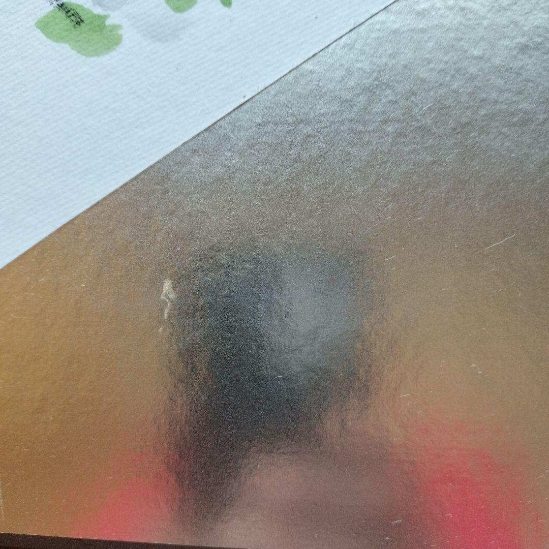 「貴重品・珍しいお品」矢口高雄直筆水彩画　サイン落款あり　釣りキチ三平ロッド