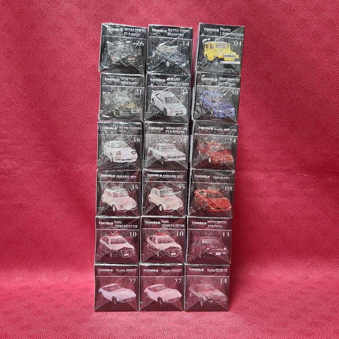 【ジャンク扱い】 未開封 タカラトミー トミカ プレミアム 56台 セット