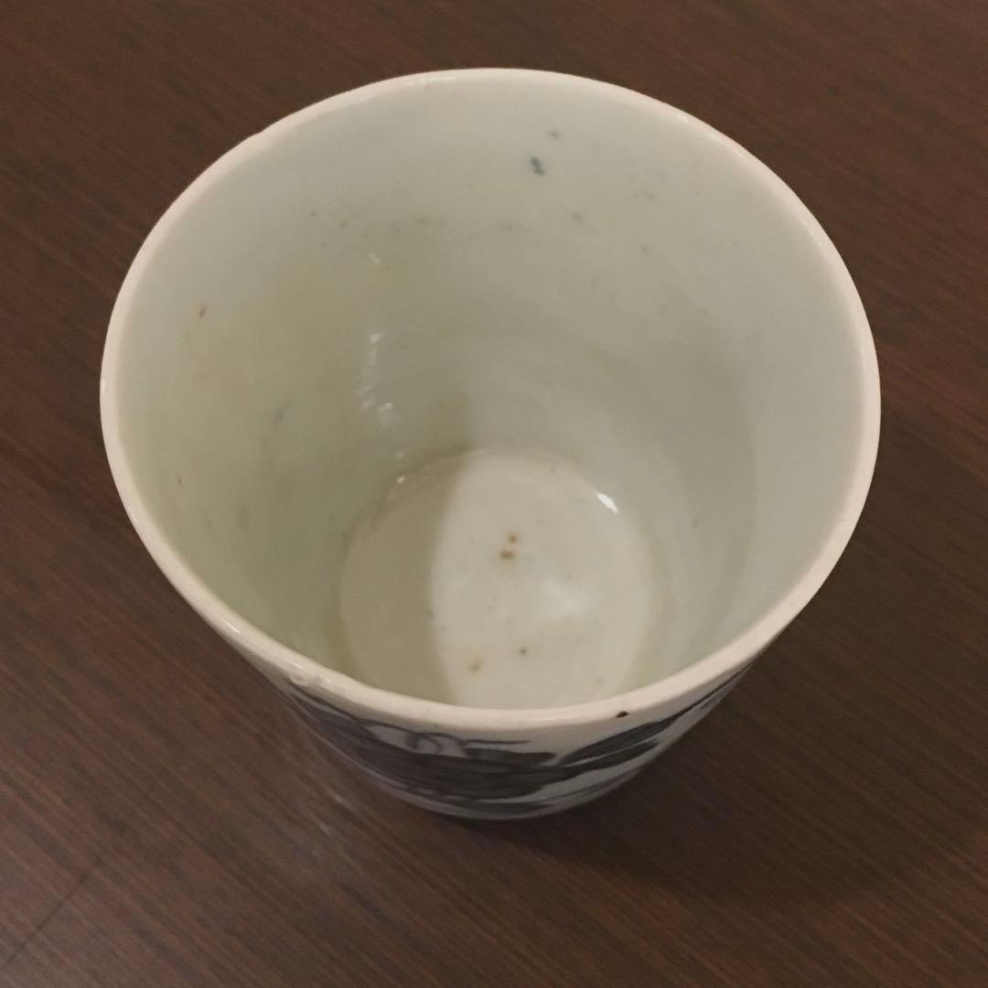 古伊万里　鉄線文（？）　蕎麦猪口　アンティーク　骨董　そば猪口